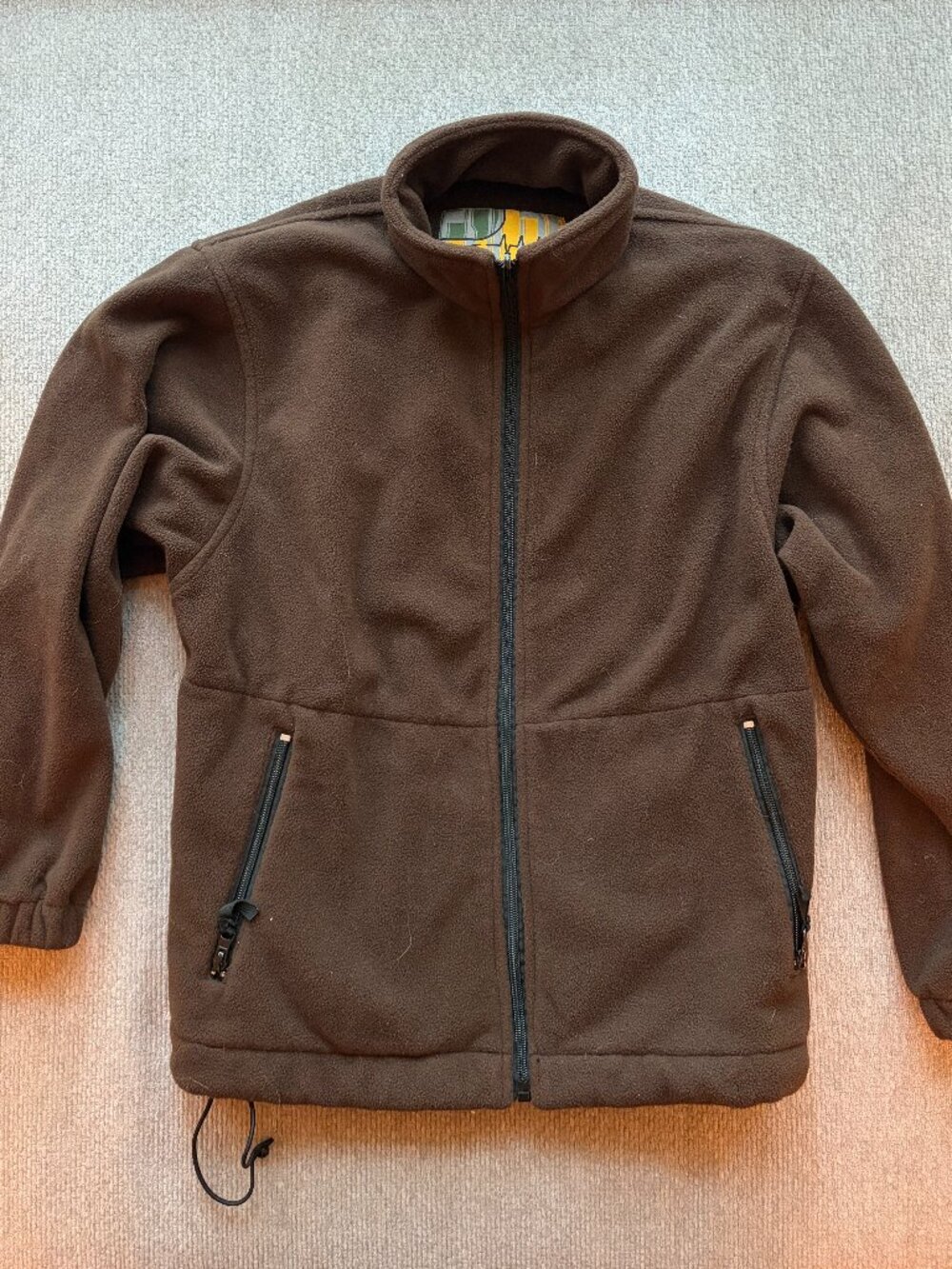 Pulse Brown Fleece Zip-Up